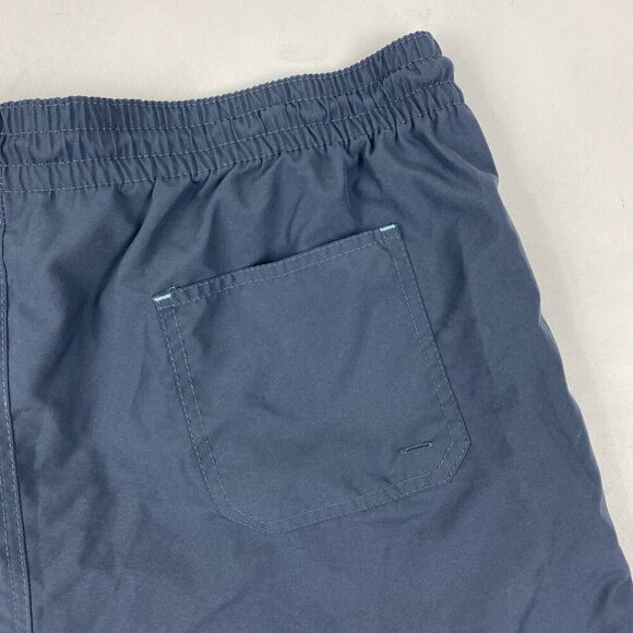 Goodfellow & Co. Elastic Drawstring Waist Swim Trunks Size XL Blue Gray Unlined - Picture 6 of 6